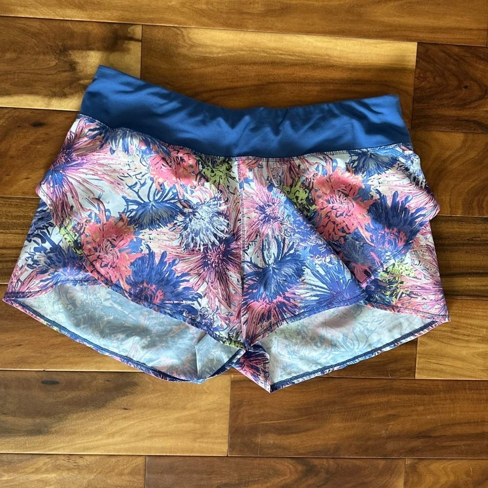 CALIA Pink Floral Running Shorts size XL